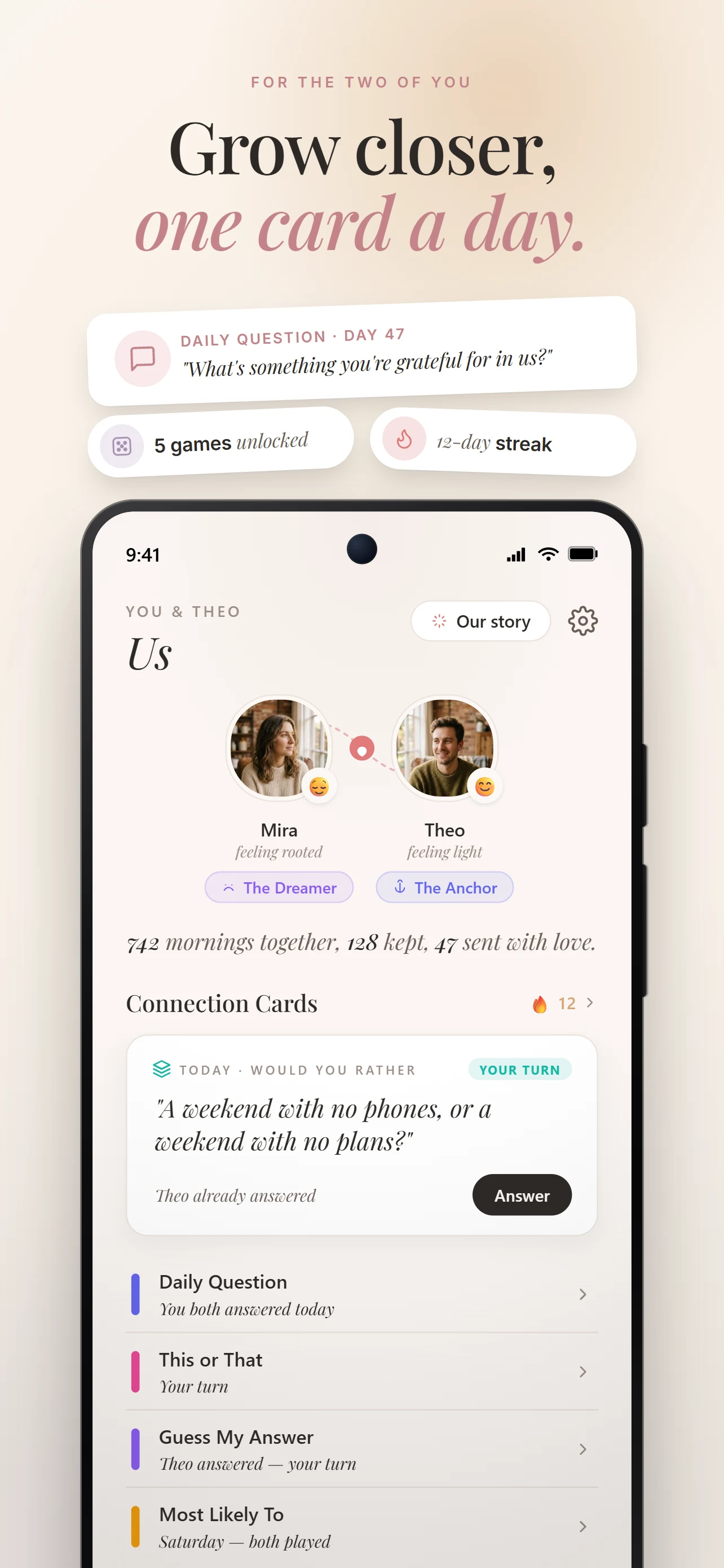 Amorno: Couples & Relationship screenshot